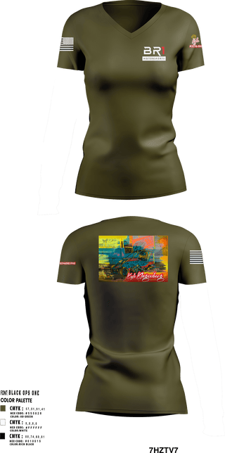 Women's Short Sleeve Vneck Shirt, BR1 MotorsportsBR1 Motorsports, , Teamtime, Team time, sublimation, custom sports apparel, team uniforms, spirit wear, spiritwear, sports uniforms, custom shirts, team store, custom team store, fundraiser sports, apparel fundraiser