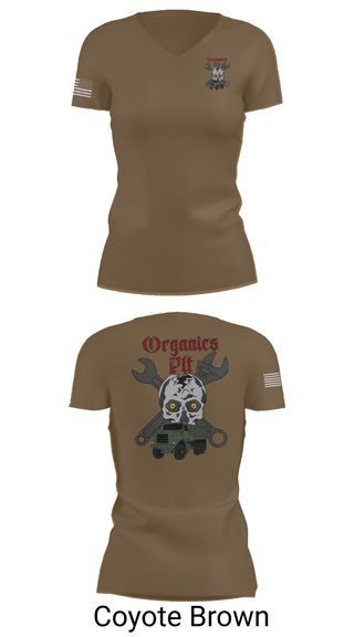 Women's Short Sleeve Vneck Shirt, Organics plt, Marines, Teamtime, Team time, sublimation, custom sports apparel, team uniforms, spirit wear, spiritwear, sports uniforms, custom shirts, team store, custom team store, fundraiser sports, apparel fundraiser