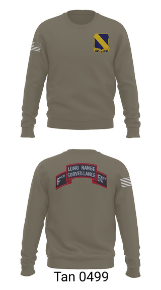 Crew Neck Sweatshirt, Fco 51st infantry LRSU, , Teamtime, Team time, sublimation, custom sports apparel, team uniforms, spirit wear, spiritwear, sports uniforms, custom shirts, team store, custom team store, fundraiser sports, apparel fundraiser