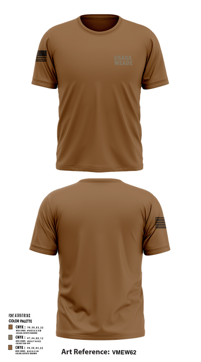 USASA Meade 16619506 Short Sleeve Performance Shirt - 1