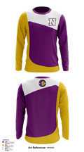 Norwalk Girls Flag Football 63158506 Long Sleeve Performance Shirt - 1