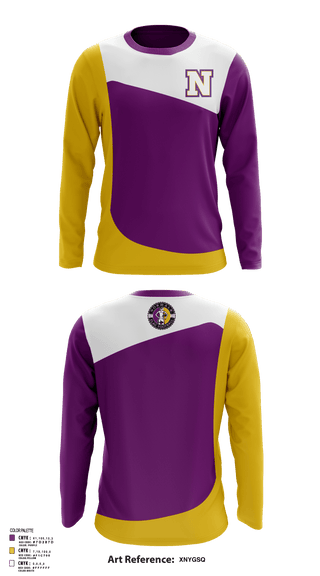 Long Sleeve Performance Shirt, Norwalk Girls Flag Football, Football, Teamtime, Team time, sublimation, custom sports apparel, team uniforms, spirit wear, spiritwear, sports uniforms, custom shirts, team store, custom team store, fundraiser sports, apparel fundraiser