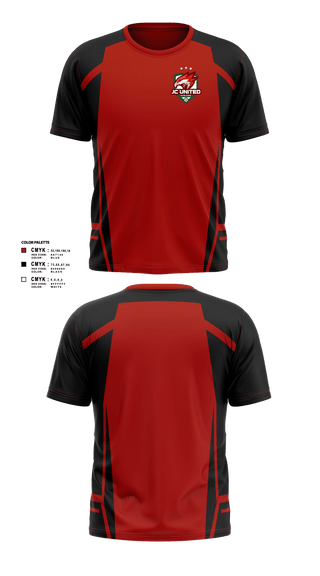 Short Sleeve Performance Shirt, JC United, Men's Soccer, Teamtime, Team time, sublimation, custom sports apparel, team uniforms, spirit wear, spiritwear, sports uniforms, custom shirts, team store, custom team store, fundraiser sports, apparel fundraiser