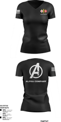 Alpha Company 80514577 Women's Short Sleeve V-neck Shirt - 4