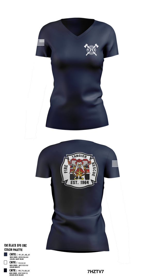 Women's Short Sleeve Vneck Shirt, TANGIER VOL FIRE DEPT, , Teamtime, Team time, sublimation, custom sports apparel, team uniforms, spirit wear, spiritwear, sports uniforms, custom shirts, team store, custom team store, fundraiser sports, apparel fundraiser