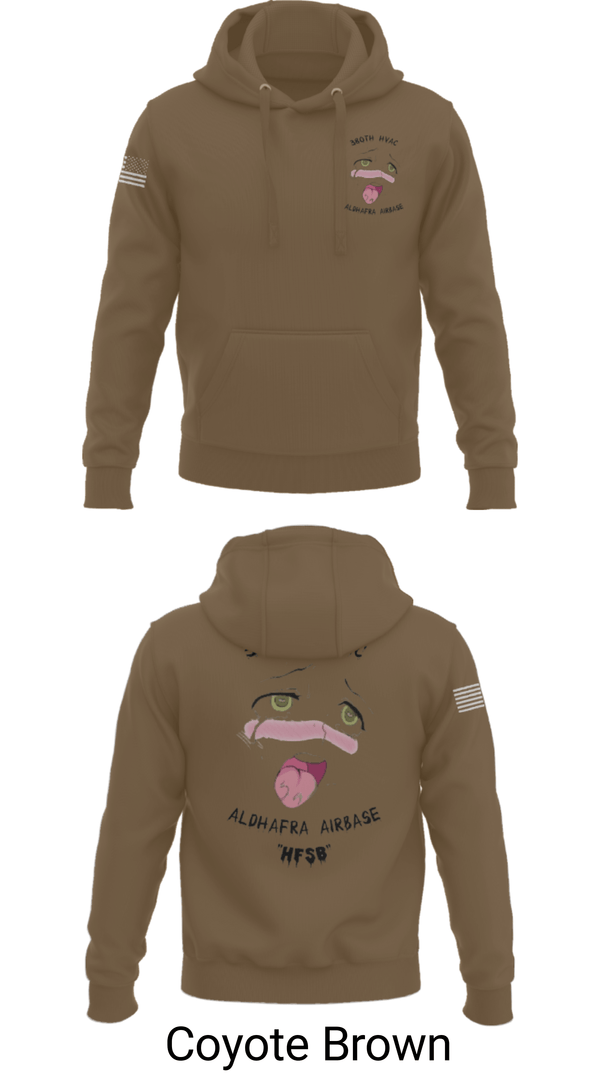 Hoodie, 380th HVAC, , Teamtime, Team time, sublimation, custom sports apparel, team uniforms, spirit wear, spiritwear, sports uniforms, custom shirts, team store, custom team store, fundraiser sports, apparel fundraiser
