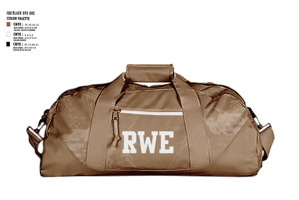 Duffle Bag, Rwe, Men's Basketball, Teamtime, Team time, sublimation, custom sports apparel, team uniforms, spirit wear, spiritwear, sports uniforms, custom shirts, team store, custom team store, fundraiser sports, apparel fundraiser