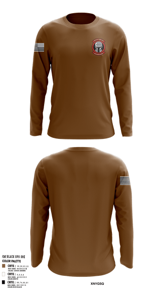 Long Sleeve Performance Shirt, 637th Chemical Company, National Guard, Teamtime, Team time, sublimation, custom sports apparel, team uniforms, spirit wear, spiritwear, sports uniforms, custom shirts, team store, custom team store, fundraiser sports, apparel fundraiser