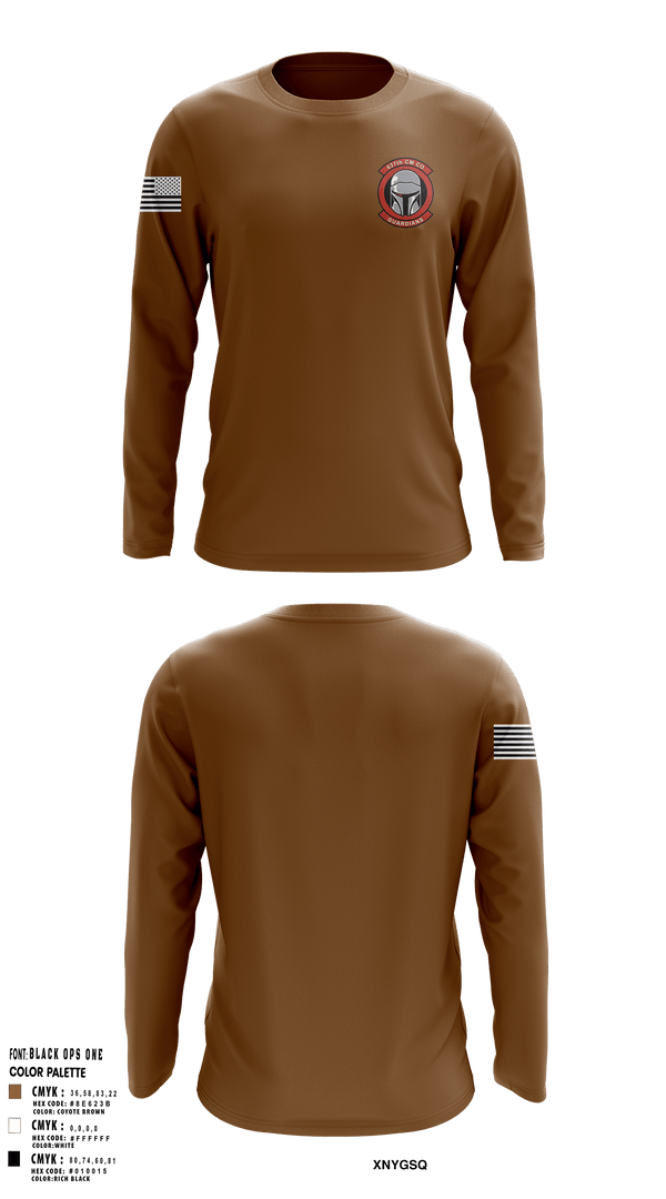 Long Sleeve Performance Shirt, 637th Chemical Company, National Guard, Teamtime, Team time, sublimation, custom sports apparel, team uniforms, spirit wear, spiritwear, sports uniforms, custom shirts, team store, custom team store, fundraiser sports, apparel fundraiser