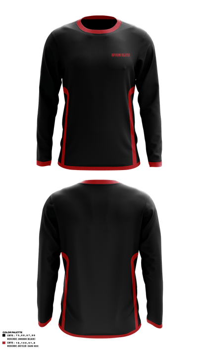 opium elite 65940407 Long Sleeve Performance Shirt - 1