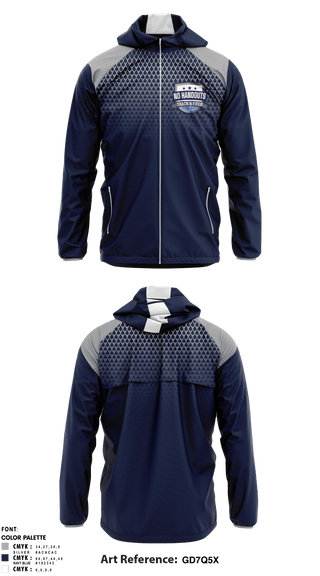 Windbreaker, No Handouts Track & Field, Track & Field, Teamtime, Team time, sublimation, custom sports apparel, team uniforms, spirit wear, spiritwear, sports uniforms, custom shirts, team store, custom team store, fundraiser sports, apparel fundraiser