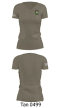 4th EMS 74214049 Women's Short Sleeve V-neck Shirt - 68