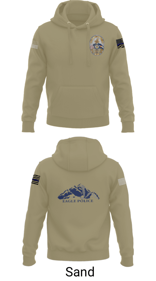 Hoodie, Eagle Police Department, Police, Teamtime, Team time, sublimation, custom sports apparel, team uniforms, spirit wear, spiritwear, sports uniforms, custom shirts, team store, custom team store, fundraiser sports, apparel fundraiser