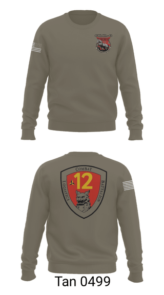 Crew Neck Sweatshirt, CLB 12, Marines, Teamtime, Team time, sublimation, custom sports apparel, team uniforms, spirit wear, spiritwear, sports uniforms, custom shirts, team store, custom team store, fundraiser sports, apparel fundraiser