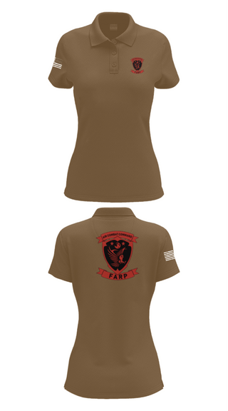 Women's Short Sleeve Performance Polo, FARP, Air Force, Teamtime, Team time, sublimation, custom sports apparel, team uniforms, spirit wear, spiritwear, sports uniforms, custom shirts, team store, custom team store, fundraiser sports, apparel fundraiser