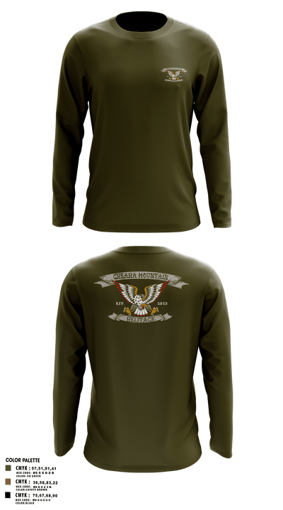 Cheaha Mountain Helitack 27468940 Long Sleeve Performance Shirt - 1