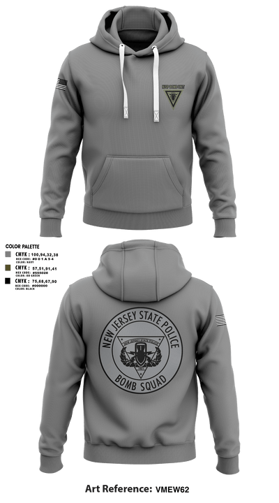 NJSP BOMB UNIT 44514852 Hoodie - 191