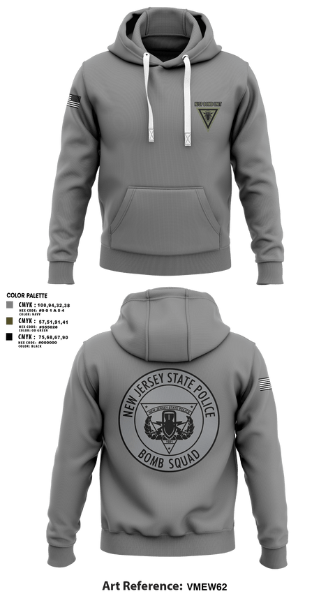 Hoodie, NJSP BOMB UNIT, , Teamtime, Team time, sublimation, custom sports apparel, team uniforms, spirit wear, spiritwear, sports uniforms, custom shirts, team store, custom team store, fundraiser sports, apparel fundraiser