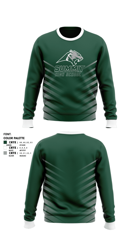 Crew Neck Sweatshirt, Summit High School Volleyball, Women's Volleyball, Teamtime, Team time, sublimation, custom sports apparel, team uniforms, spirit wear, spiritwear, sports uniforms, custom shirts, team store, custom team store, fundraiser sports, apparel fundraiser