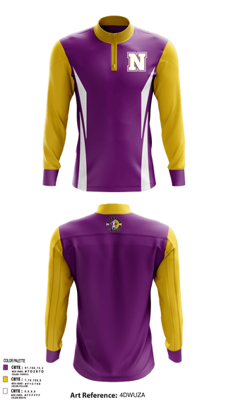 Quarter Zip Jacket, Norwalk Girls Flag Football, Football, Teamtime, Team time, sublimation, custom sports apparel, team uniforms, spirit wear, spiritwear, sports uniforms, custom shirts, team store, custom team store, fundraiser sports, apparel fundraiser