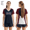 PENN WOOD Highschool 4184861 Women's Short Sleeve V-neck Shirt - 3