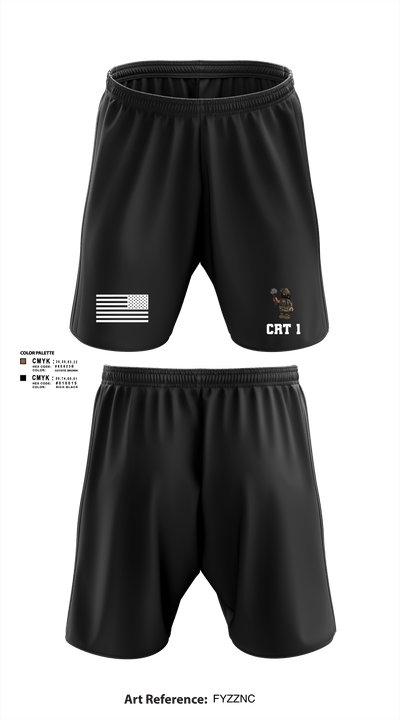 CRT 1 84926666 Athletic Shorts With Pockets - 1