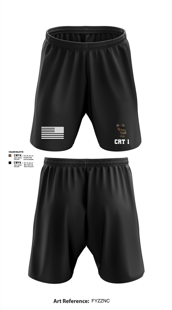 Athletic Shorts With Pockets, CRT 1, Army, Teamtime, Team time, sublimation, custom sports apparel, team uniforms, spirit wear, spiritwear, sports uniforms, custom shirts, team store, custom team store, fundraiser sports, apparel fundraiser