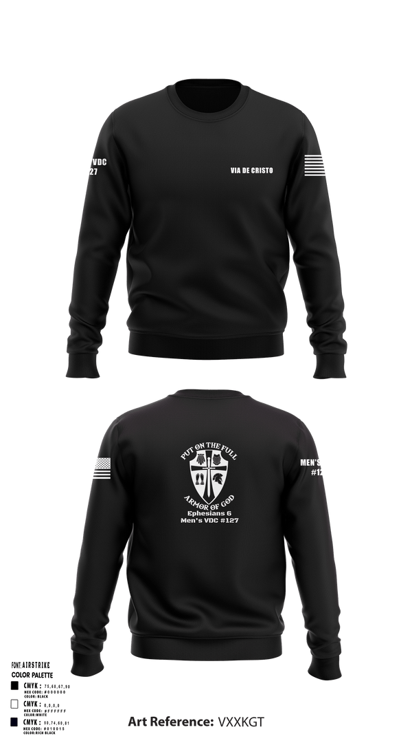 Crew Neck Sweatshirt, Service AideService AideVia De Cristo, , Teamtime, Team time, sublimation, custom sports apparel, team uniforms, spirit wear, spiritwear, sports uniforms, custom shirts, team store, custom team store, fundraiser sports, apparel fundraiser