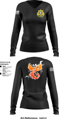 Phoenix battery 17296870 Women's Long Sleeve V-neck Shirt - 2