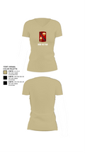 HHB 45 FAB 16448971 Women's Short Sleeve V-neck Shirt - 80