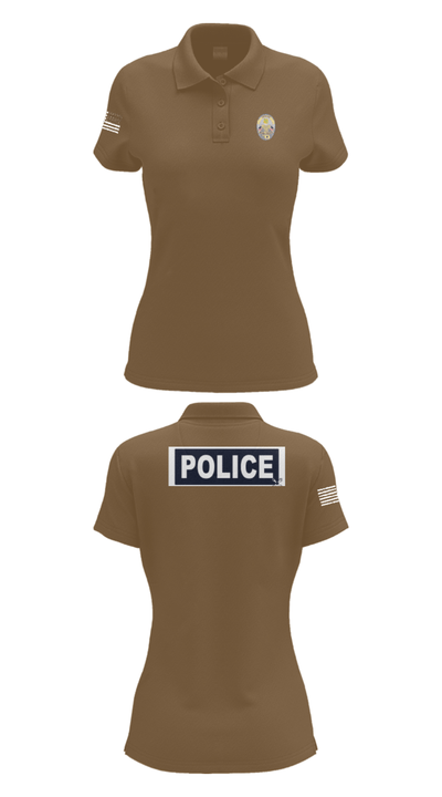 Miami Police Department 88232990 Women's Short Sleeve Performance Polo  - 14