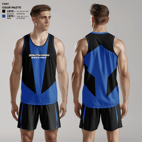 Tank Top, south high, Track & Field, Teamtime, Team time, sublimation, custom sports apparel, team uniforms, spirit wear, spiritwear, sports uniforms, custom shirts, team store, custom team store, fundraiser sports, apparel fundraiser