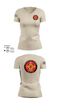 Rocky Ford Professional Firefighters Local 5497 65763835 Women's Short Sleeve V-neck Shirt - 102