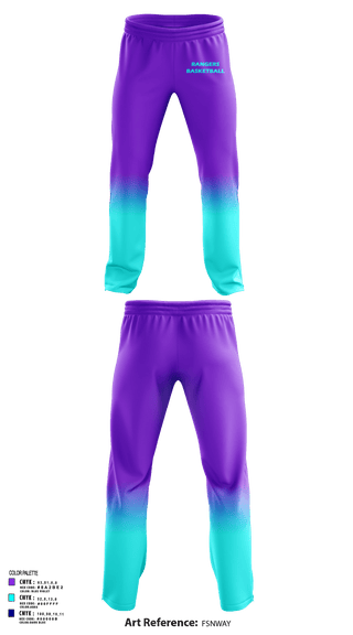 Sweatpants, Rangers, Men's Basketball, Teamtime, Team time, sublimation, custom sports apparel, team uniforms, spirit wear, spiritwear, sports uniforms, custom shirts, team store, custom team store, fundraiser sports, apparel fundraiser