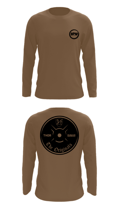 10th Special Forces HPW 55640979 Long Sleeve Performance Shirt - 18