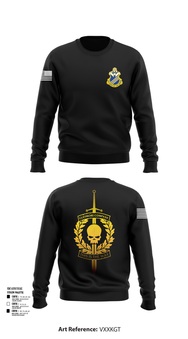 Crew Neck Sweatshirt, Claymore Company, , Teamtime, Team time, sublimation, custom sports apparel, team uniforms, spirit wear, spiritwear, sports uniforms, custom shirts, team store, custom team store, fundraiser sports, apparel fundraiser