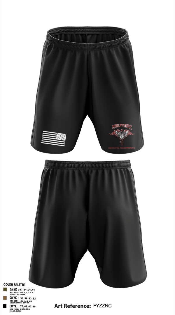 Athletic Shorts With Pockets, Bravo Company, MRBn, Fort Belvoir, Army, Teamtime, Team time, sublimation, custom sports apparel, team uniforms, spirit wear, spiritwear, sports uniforms, custom shirts, team store, custom team store, fundraiser sports, apparel fundraiser