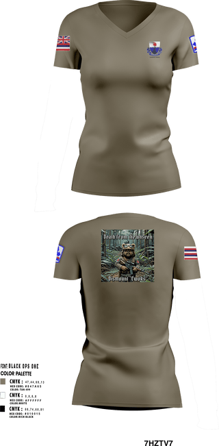 Women's Short Sleeve Vneck Shirt, 3rd PLT Bad Boys3rd PLT Bad Boys3rd PLT Bad BoysDismount Ewoks, , Teamtime, Team time, sublimation, custom sports apparel, team uniforms, spirit wear, spiritwear, sports uniforms, custom shirts, team store, custom team store, fundraiser sports, apparel fundraiser