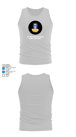 Tank Top, Victory Christian Center School Volleyball, Women's Volleyball, Teamtime, Team time, sublimation, custom sports apparel, team uniforms, spirit wear, spiritwear, sports uniforms, custom shirts, team store, custom team store, fundraiser sports, apparel fundraiser