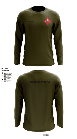 Long Sleeve Performance Shirt, Bravo 1/23 63480397, Marines, Teamtime, Team time, sublimation, custom sports apparel, team uniforms, spirit wear, spiritwear, sports uniforms, custom shirts, team store, custom team store, fundraiser sports, apparel fundraiser