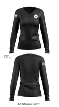 Tuskegee Narcotics Unit 29309263 Women's Long Sleeve V-neck Shirt - 1