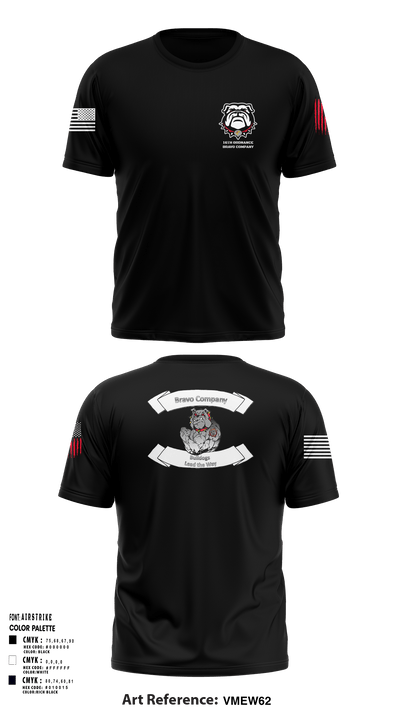 16TH ordnance Bravo Company 57552298 Short Sleeve Performance Shirt - 1