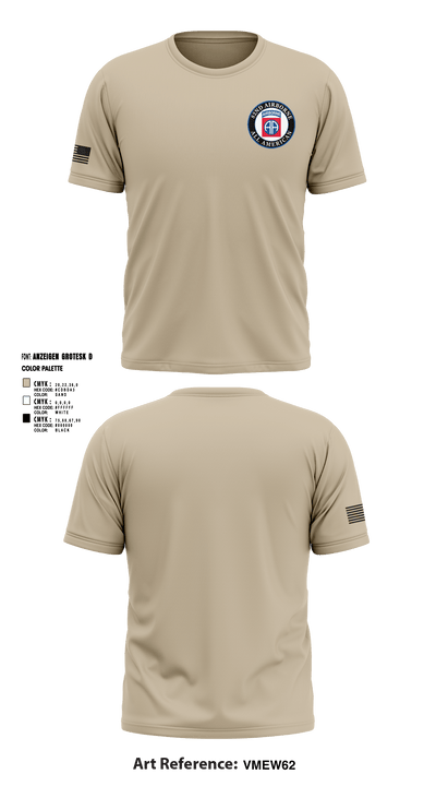 82nd Airborne Division 11524077 Short Sleeve Performance Shirt - 1