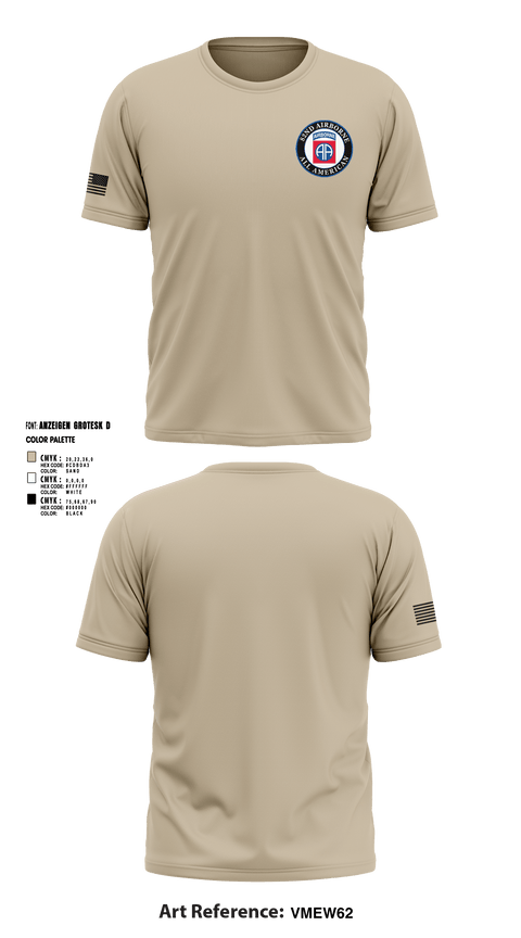 Short Sleeve Performance Shirt, 82nd Airborne Division, Army, Teamtime, Team time, sublimation, custom sports apparel, team uniforms, spirit wear, spiritwear, sports uniforms, custom shirts, team store, custom team store, fundraiser sports, apparel fundraiser