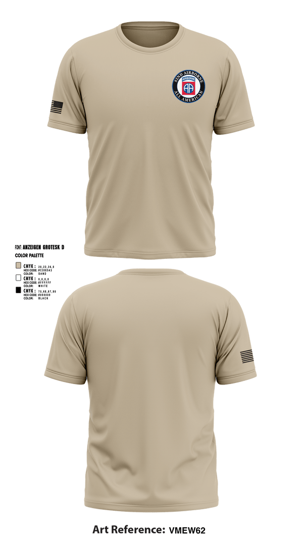 Short Sleeve Performance Shirt, 82nd Airborne Division, Army, Teamtime, Team time, sublimation, custom sports apparel, team uniforms, spirit wear, spiritwear, sports uniforms, custom shirts, team store, custom team store, fundraiser sports, apparel fundraiser
