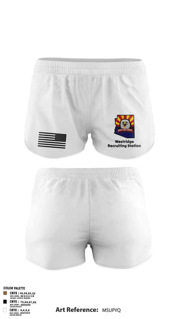 Ranger Panties, Westridge Recruiting Station, Army, Teamtime, Team time, sublimation, custom sports apparel, team uniforms, spirit wear, spiritwear, sports uniforms, custom shirts, team store, custom team store, fundraiser sports, apparel fundraiser