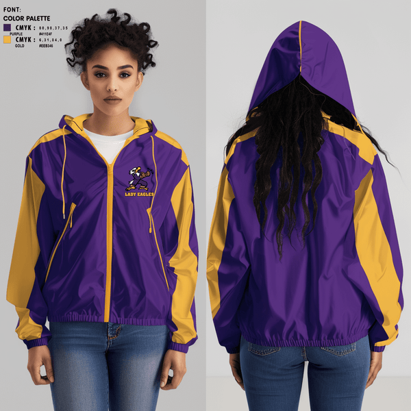 Windbreaker, Lady Eagles, Women's Volleyball, Teamtime, Team time, sublimation, custom sports apparel, team uniforms, spirit wear, spiritwear, sports uniforms, custom shirts, team store, custom team store, fundraiser sports, apparel fundraiser