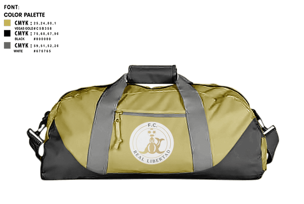 Duffle Bag, REAL LIBERTAD FC, Men's Soccer, Teamtime, Team time, sublimation, custom sports apparel, team uniforms, spirit wear, spiritwear, sports uniforms, custom shirts, team store, custom team store, fundraiser sports, apparel fundraiser