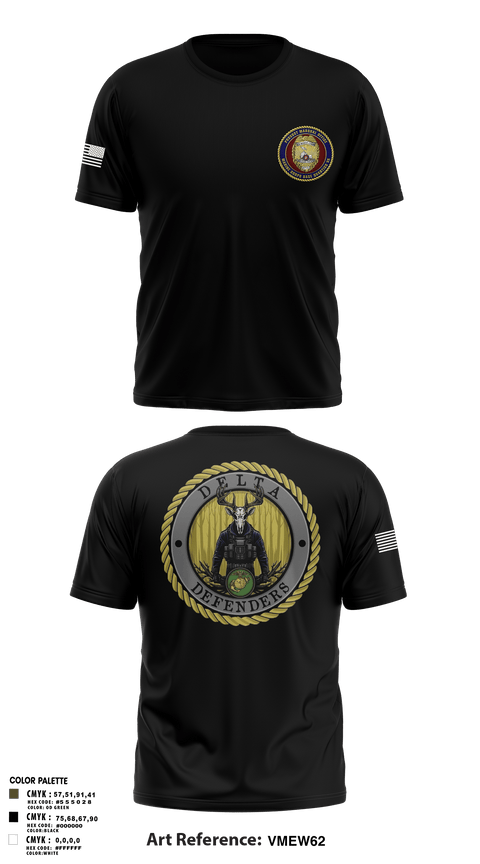 Short Sleeve Performance Shirt, PMO Delta, Marines, Teamtime, Team time, sublimation, custom sports apparel, team uniforms, spirit wear, spiritwear, sports uniforms, custom shirts, team store, custom team store, fundraiser sports, apparel fundraiser