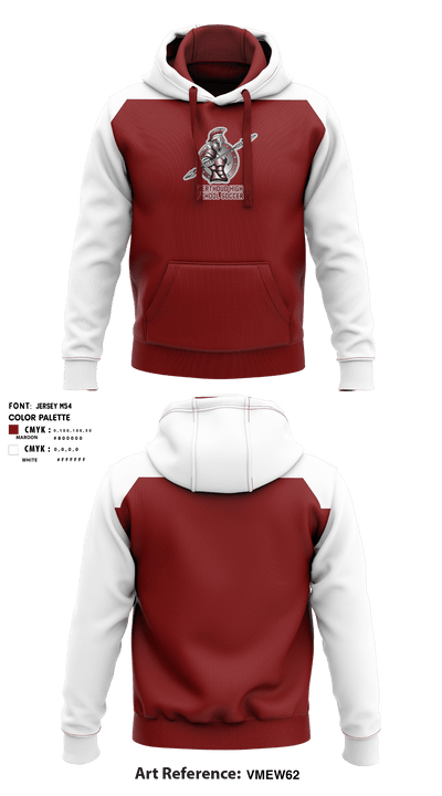 Berthoud High School Soccer 45184902 Hoodie - 1